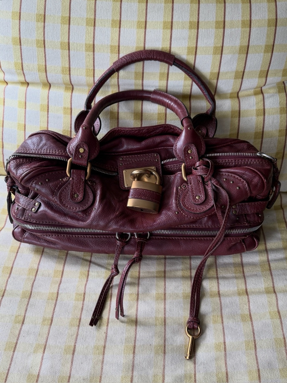 Vintage Phoebe Era Chloe Paddington Large Padlock Bag